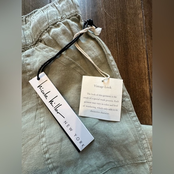 Nicole Miller Lenin Jogger Pants - Light Green - Picture 3 of 5